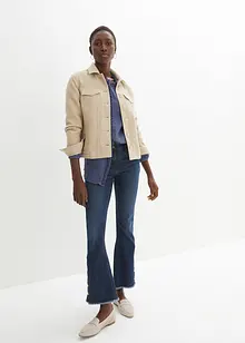 Chemisier en gaze de coton avec broderies anglaises, bonprix