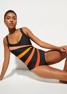 Maillot 1 pièce sculptant, maintien fort, à empiècements, bonprix