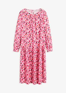 Robe midi en viscose, effet froissé, bonprix