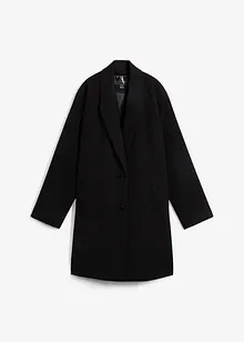 Manteau court à col en maille, bonprix