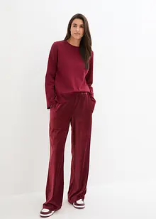 Pantalon velours côtelé à taille élastiquée, bpc bonprix collection