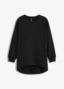 Sweat-shirt oversize court devant, long derrière, bonprix