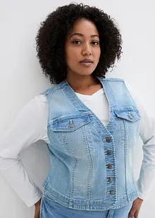 Gilet sans manches en jean extensible, bonprix