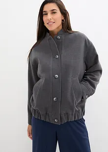 Veste bombers oversize aspect laine, bonprix