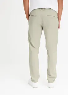 Pantalon chino extensible, ample en coton, droit, bonprix