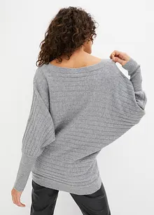 Pull à manches chauve-souris, bonprix