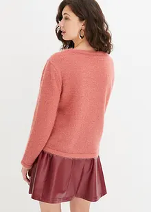 Pull en maille poilue, bonprix