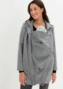 Manteau court de grossesse/de portage en imitation laine, bonprix