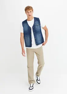 Gilet sans manches en jean, Regular Fit, bonprix