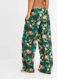 Pantalon de pyjama large en viscose mélangée, bonprix