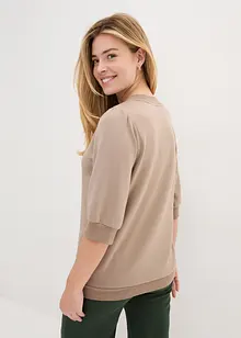 T-shirt en néoprène à manches bouffantes, bonprix