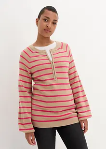 Pull de grossesse/d'allaitement en maille, bonprix