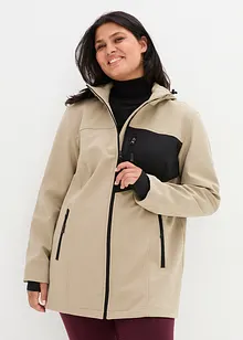 Veste softshell, déperlante, bonprix