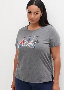 T-shirt avec imprimé devant, bonprix