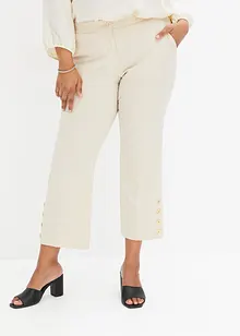 Pantalon pro avec boutons décoratifs, bonprix