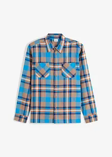 Chemise manches longues à carreaux, bonprix