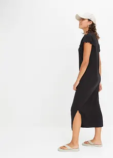 Robe midi à mancherons volantés, bonprix