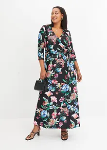 Robe longue à imprimé floral, bonprix