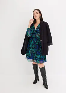 Robe en mesh imprimée, bonprix