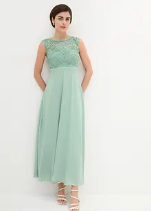 Robe longue avec dentelle, bonprix