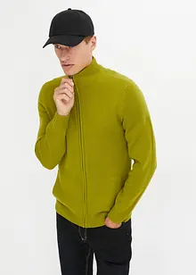 Gilet zippé en maille, bonprix