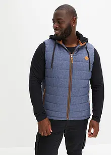 Gilet sans manches matelassé à capuche amovible, bonprix