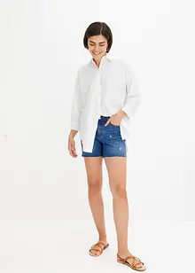 Short en jean orné de broderies, BODYFLIRT