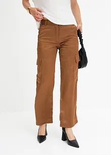 Pantalon cargo en satin, BODYFLIRT