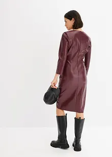 Robe synthétique imitation cuir, bonprix