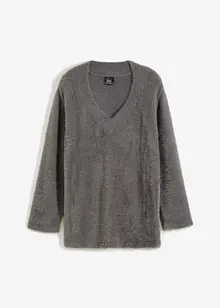 Pull oversize en fil moelleux, bonprix