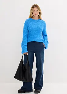 Pull en maille bouclée, bonprix