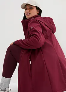 Veste longue softshell fonctionnelle avec polaire peluche, bonprix