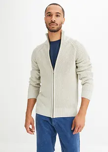 Gilet en maille côtelé, bonprix