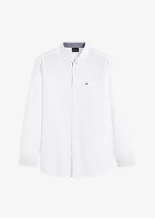 Chemise manches longues Oxford à broderie, bonprix