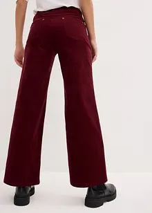 Pantalon large en velours côtelé, bonprix