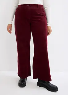 Pantalon large en velours côtelé, bonprix