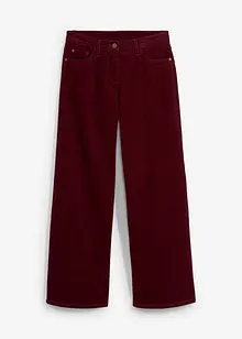 Pantalon large en velours côtelé, bonprix