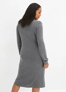 Robe en maille avec boutons, bonprix