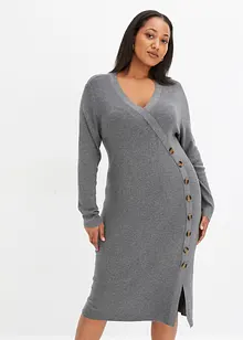 Robe en maille avec boutons, BODYFLIRT