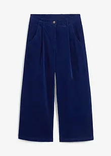 Jupe-culotte en velours côtelé stretch avec taille haute confortable, longueur 7/8, bpc bonprix collection