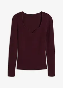 Pull à encolure cœur, bonprix