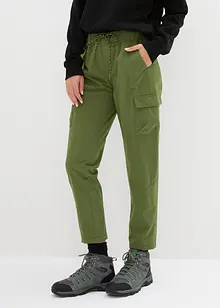 Pantalon technique déperlant avec taille élastiquée, longueur cheville, bpc bonprix collection