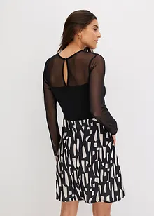 Robe à empiècement en mesh, bonprix