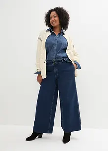 Jean Wide Leg, taille haute, extensible, bonprix