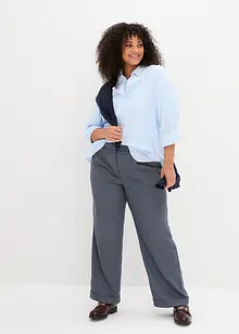 Pantalon 7/8, aspect laine, avec taille confortable, bonprix