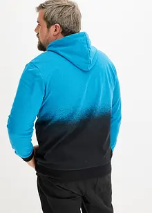 Sweat à capuche avec polyester, en dégradé de couleur, bonprix