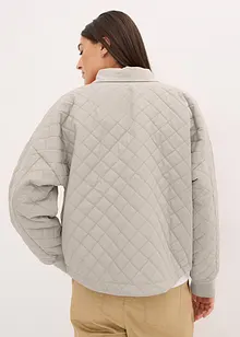 Blouson matelassé à col en velours côtelé, bonprix