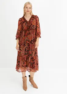 Robe midi imprimée, bonprix