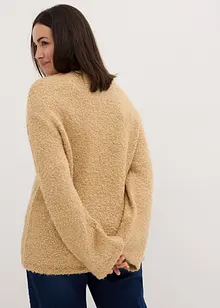 Pull en maille bouclée, bonprix