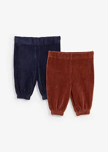 Lot de 2 pantalons bébé, bonprix